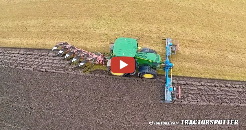 Ploughing And Seedbed Preparation In One Pass With A John Deere R