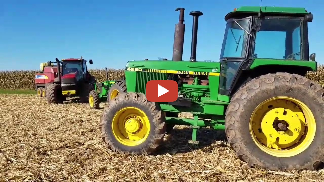 The Farming Life Baling Corn Fodder And The Different Equipment It