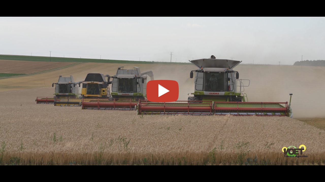 ETA VOET 4 machines à la moisson de l orge Claas Lexion New