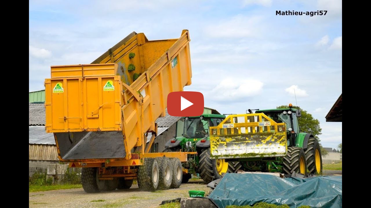 Ensilage D Herbe Avec John Deere Par E T A Denis Kuchly