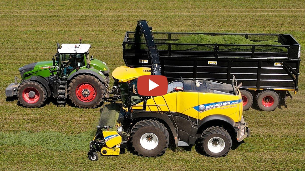 New Holland Fr And John Deere I And Fendt Tractors Chopping Nd