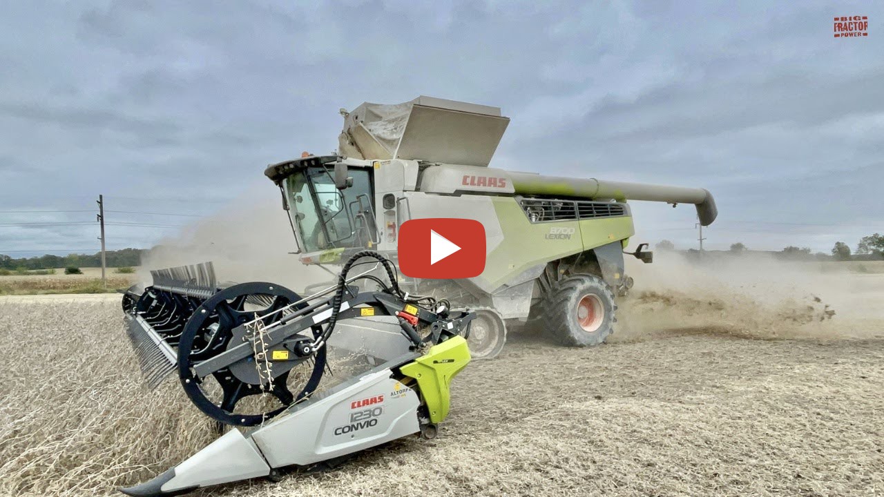 Bigtractorpower Is In The Field With A Bushel Claas Terra