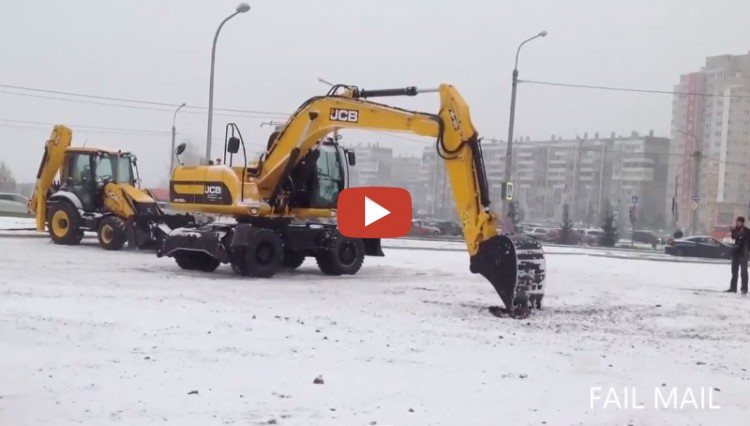 Excavator Fail Win Compilation
