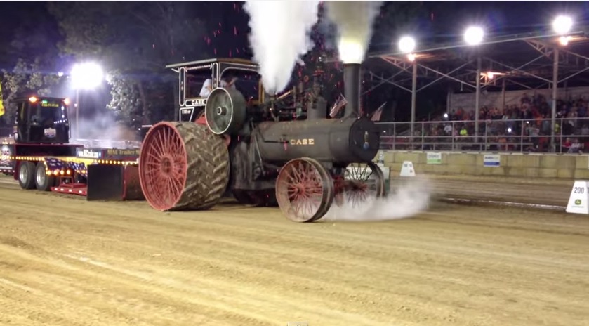 110HP Case Steam Tractor Pull Pinckneyville Illinois August 15 2014