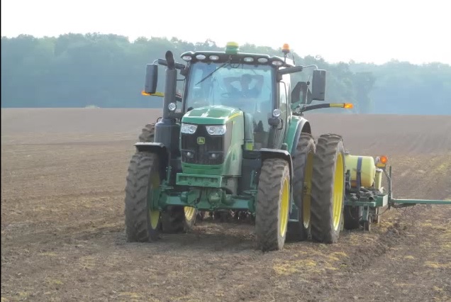 planting corn with GPS guidance. 