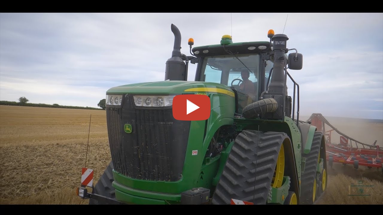 Working with JOHN DEERE 9RX - HORSCH TIGER 8XL