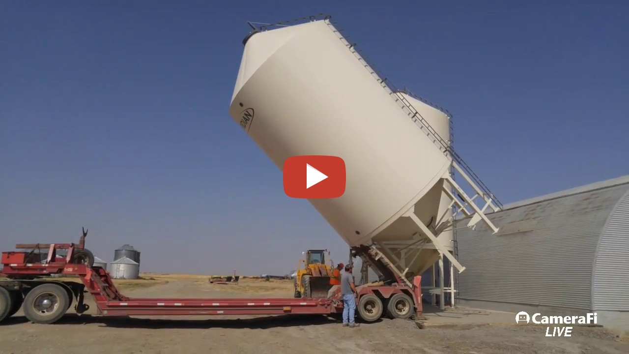 New Hopper Bins Have Arrived! These will be used for fertilizer storage