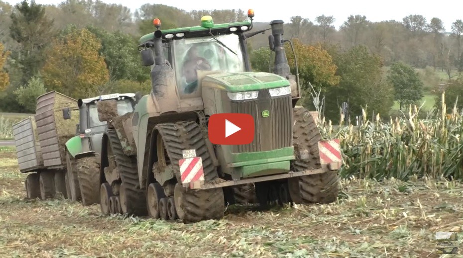 Corn silage transport with John Deere 9620 RX