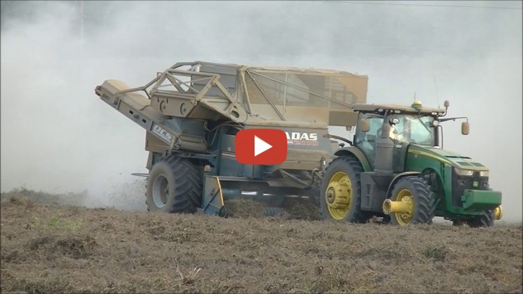Scott Farms 2017 Six John Deere 8000r Series Tractors Harvesting