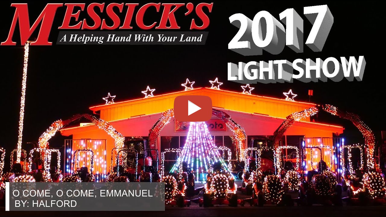 Messick Farm Equipment Enjoy the Messick's 2017 Christmas Light Show