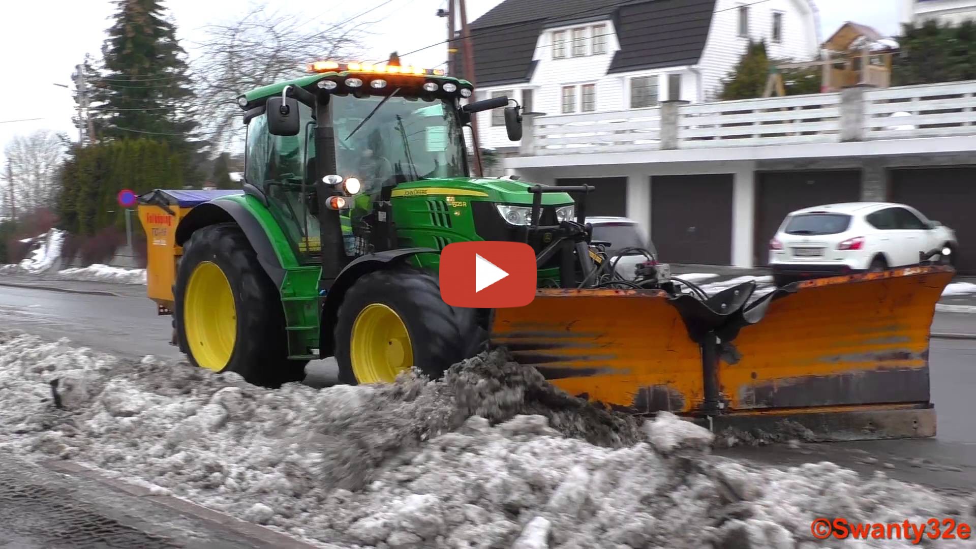 CAT 140M Motor Grader, John Deere 6125R With Tellefsdal Vplow & Fendt