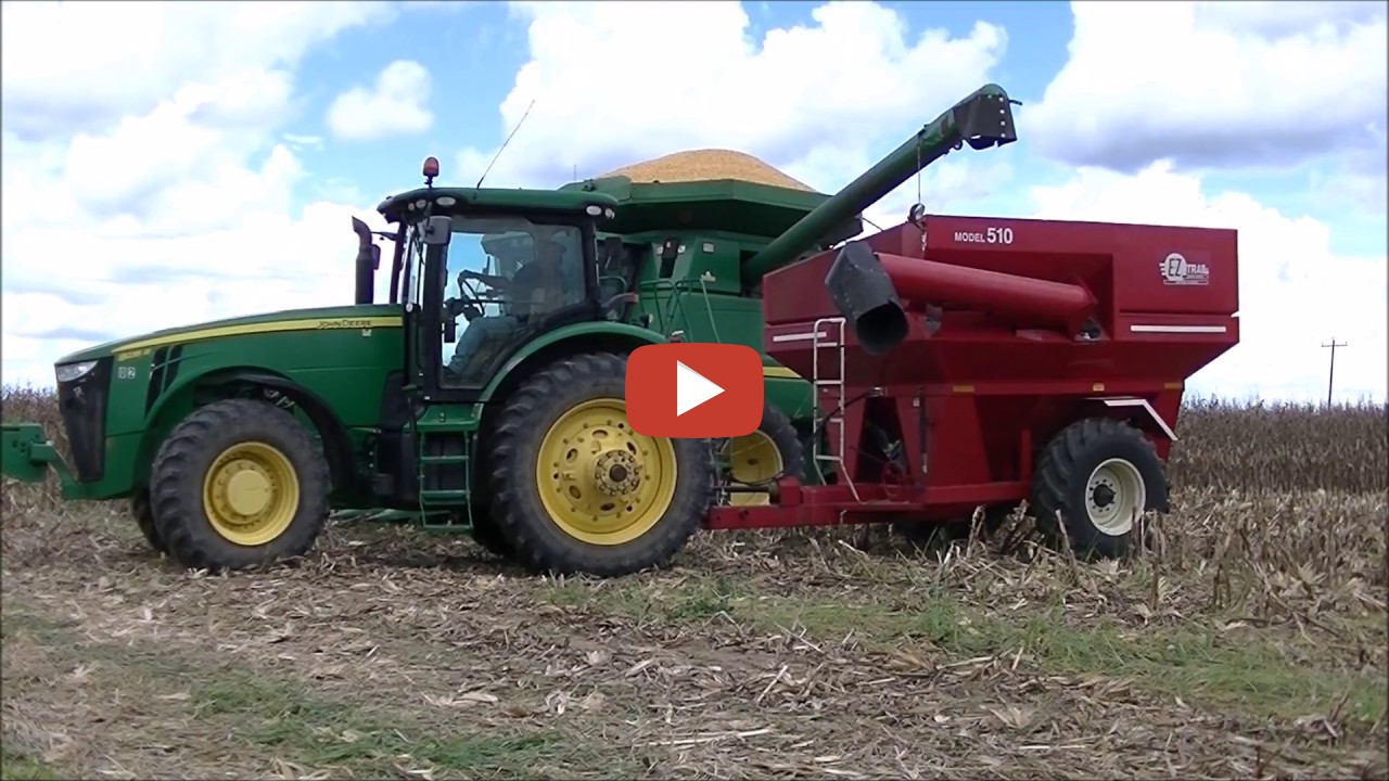 2018 SK Farms had around 600 acres of corn to harvest with a John Deere