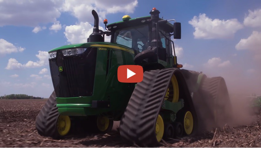 New 120-Inch Track Spacing Option for 9RX Series Tractors -- John Deere