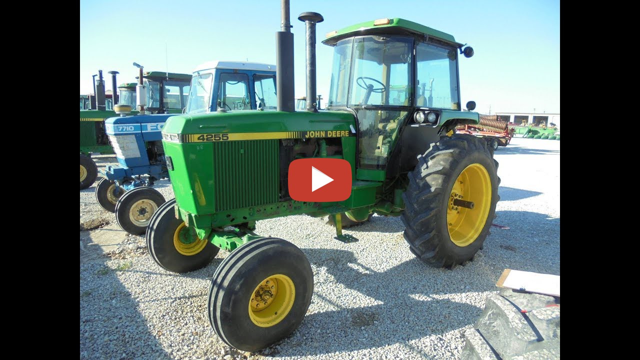 Clinton, MO 1989 John Deere 4255 2WD with 2628 Hours Sold on Missouri