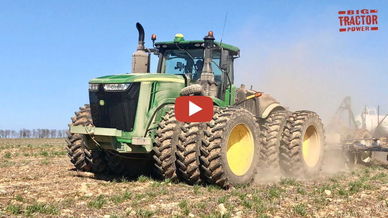 bigtractorpower -- A brand new 620 hp John Deere 9620R as it goes to ...