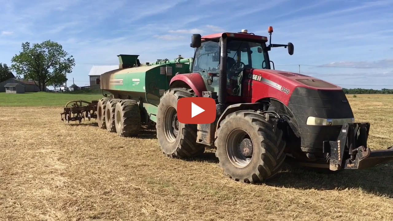 Hauling and injecting liquid dairy manure at Mason's Chrome View Farm