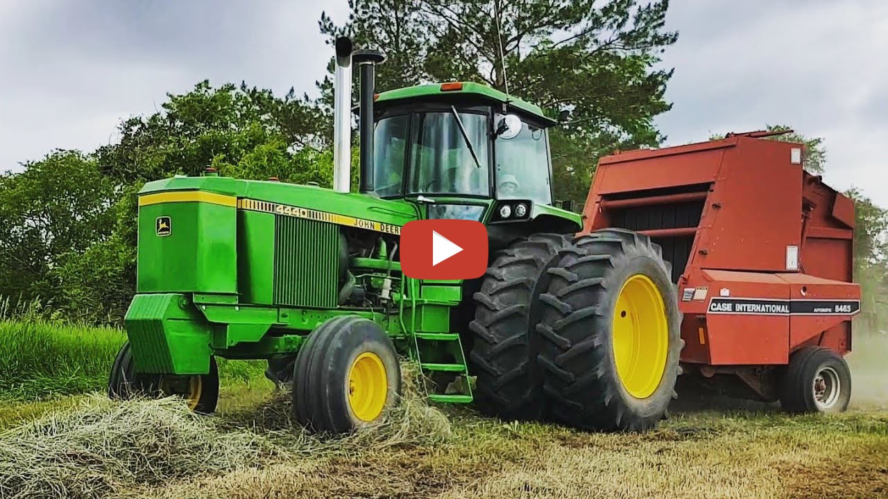 Raking And Baling Hay John Deere 4020 And 4440 Trying To Beat The Rain South Sask Farmer 7541