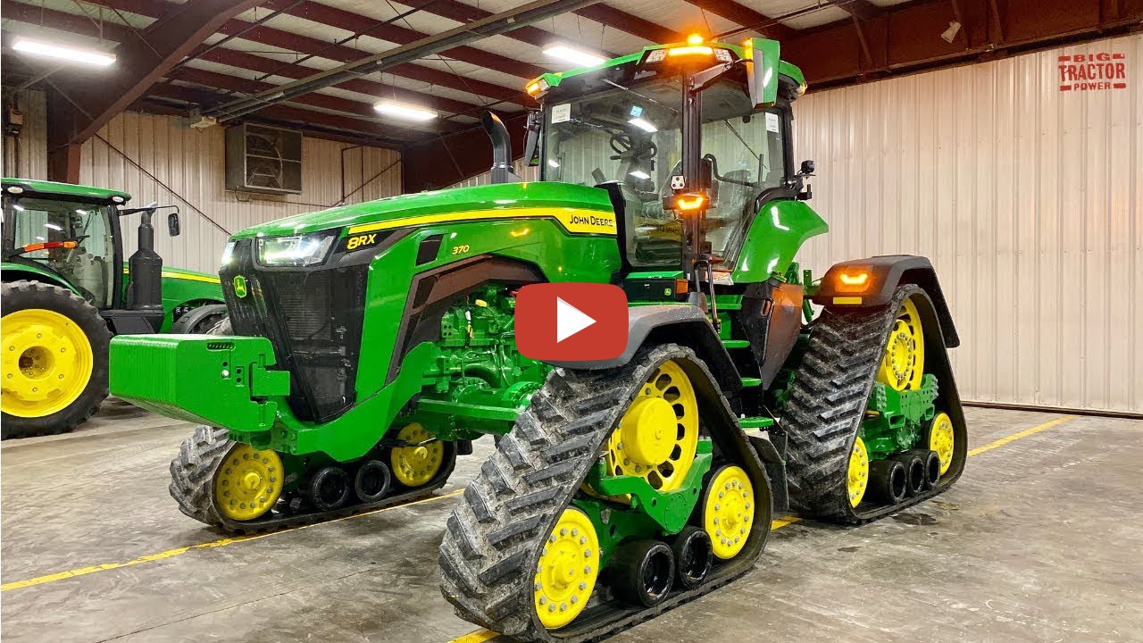 Bigtractorpower John Deere 8rx 370 Tractor Test Drive Learn More Details About The New 4451