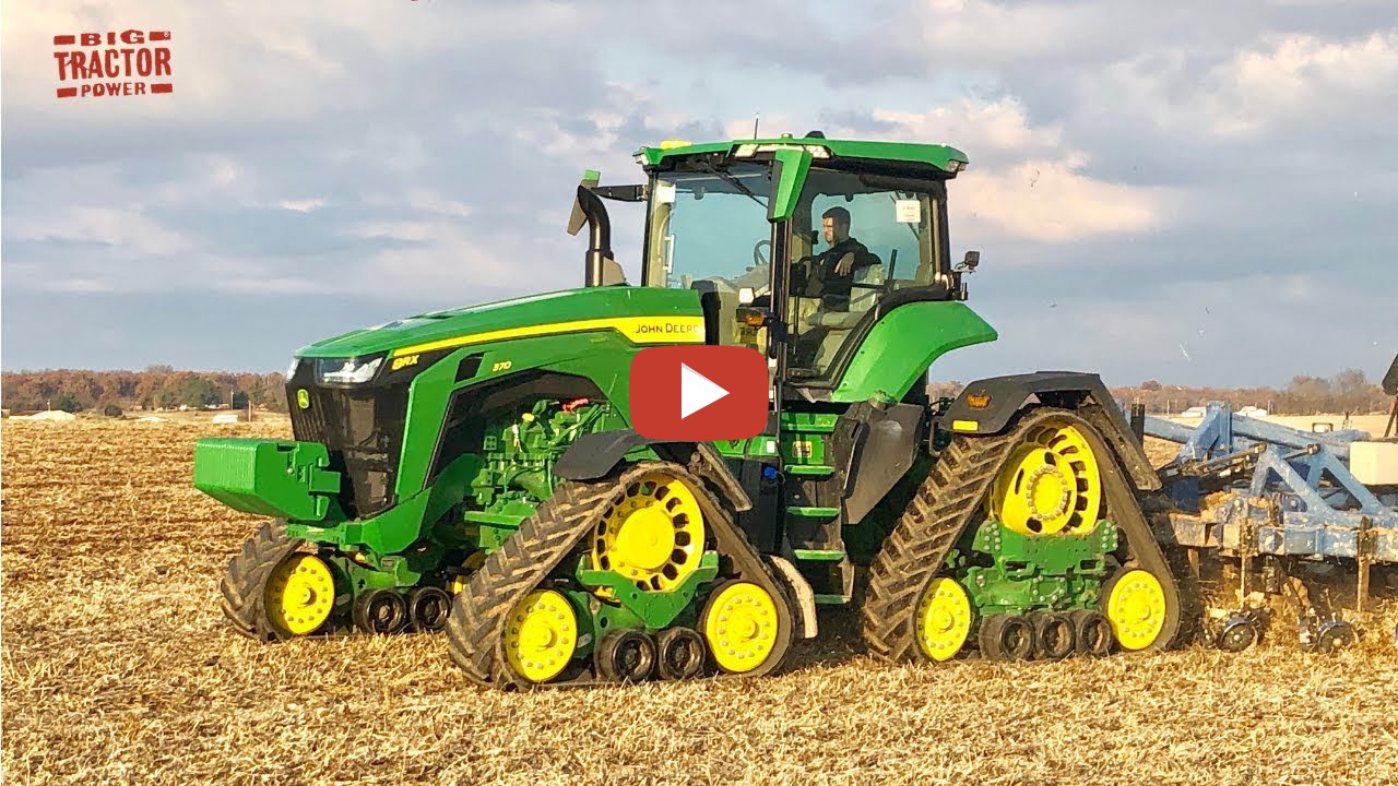 bigtractorpower - 370 hp 4 track John Deere 8RX 370 tractor. This 4 ...