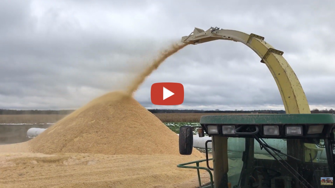 Michigan Corn Harvest Grinding With A John Deere Forage Harvester Michigan Farming 6769