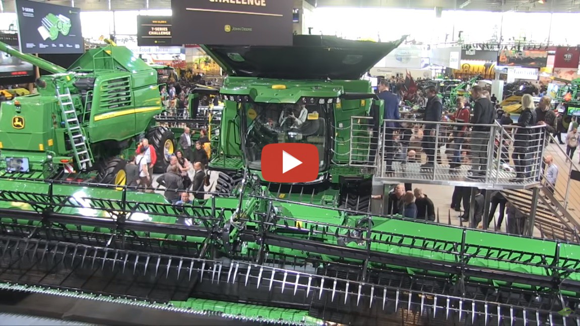 AGRITECHNICA 19 JOHN DEERE Reveals the X9 Twin Rotor Combine for the