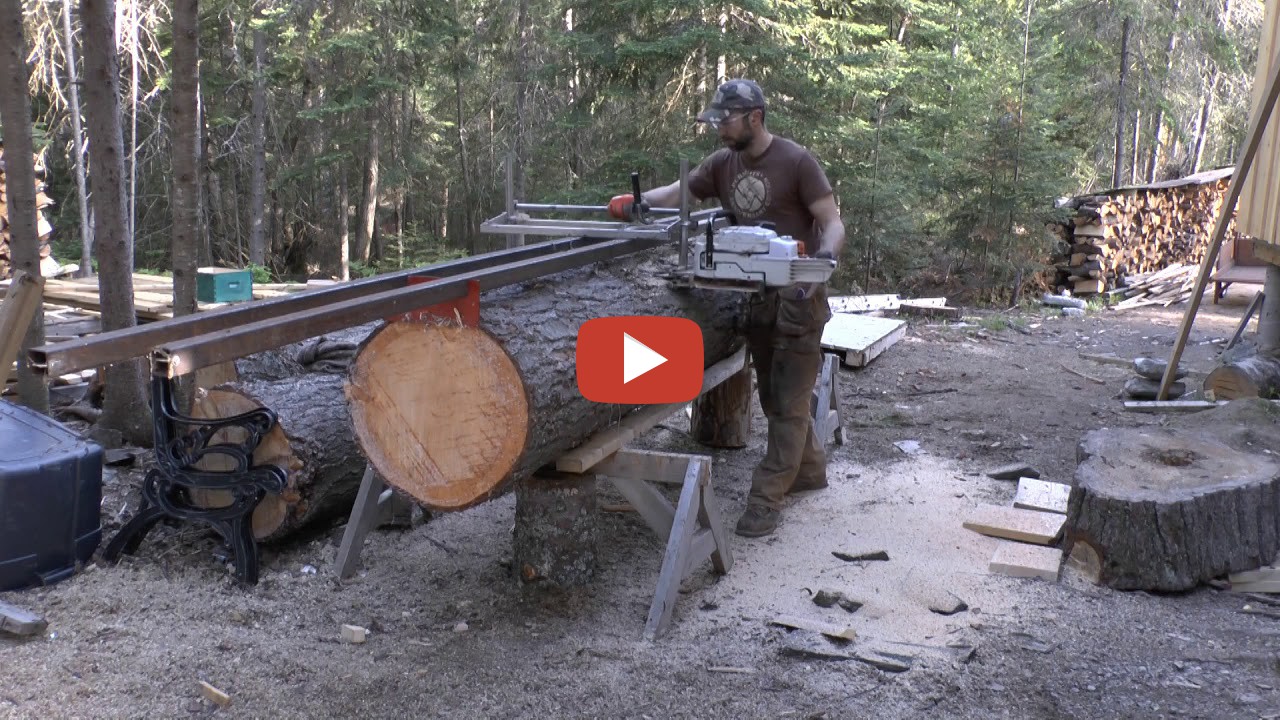 Logs To Lumber Alaskan Chainsaw Milling A Detailed Look At The Basic Steps Of Chainsaw 5509