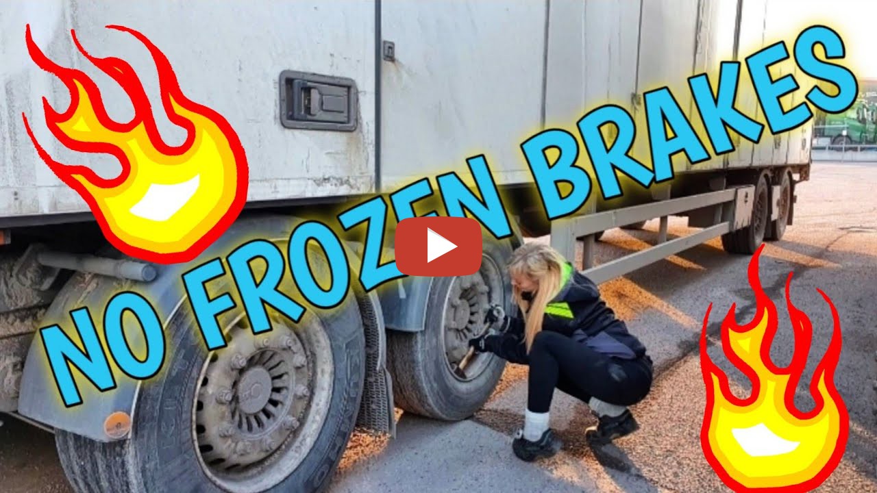 Truck brake system, wintertime Angelica Larsson Explaining a little