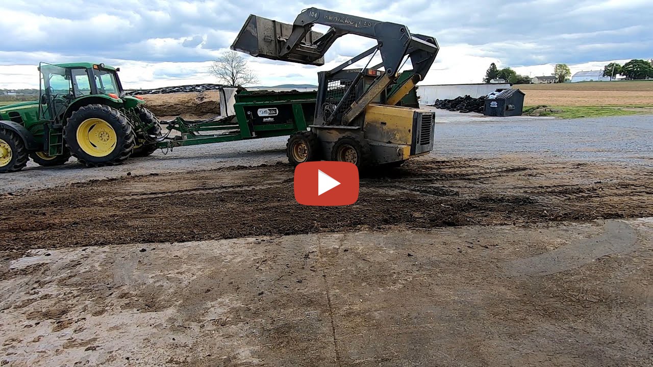 10th Generation Dairyman -- Hauling out the last of the dry pen manure