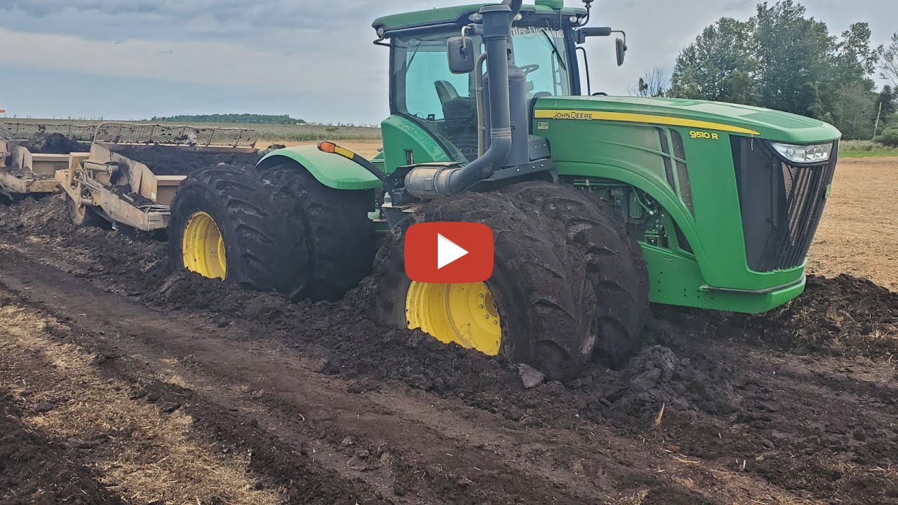 STUCK in the Muck! on the OhioMichigan border. Border View Farms