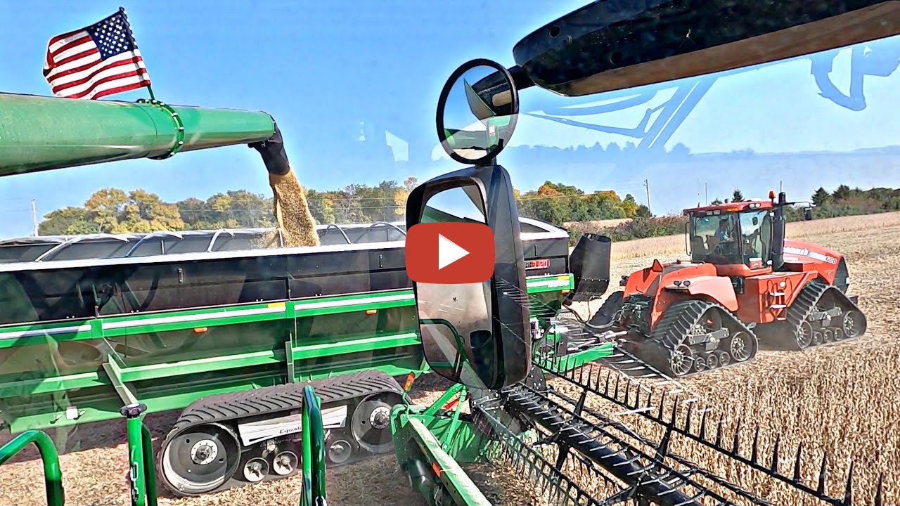 Harvest 2020 LETS GO!! Case ih with the all new biggest grain cart