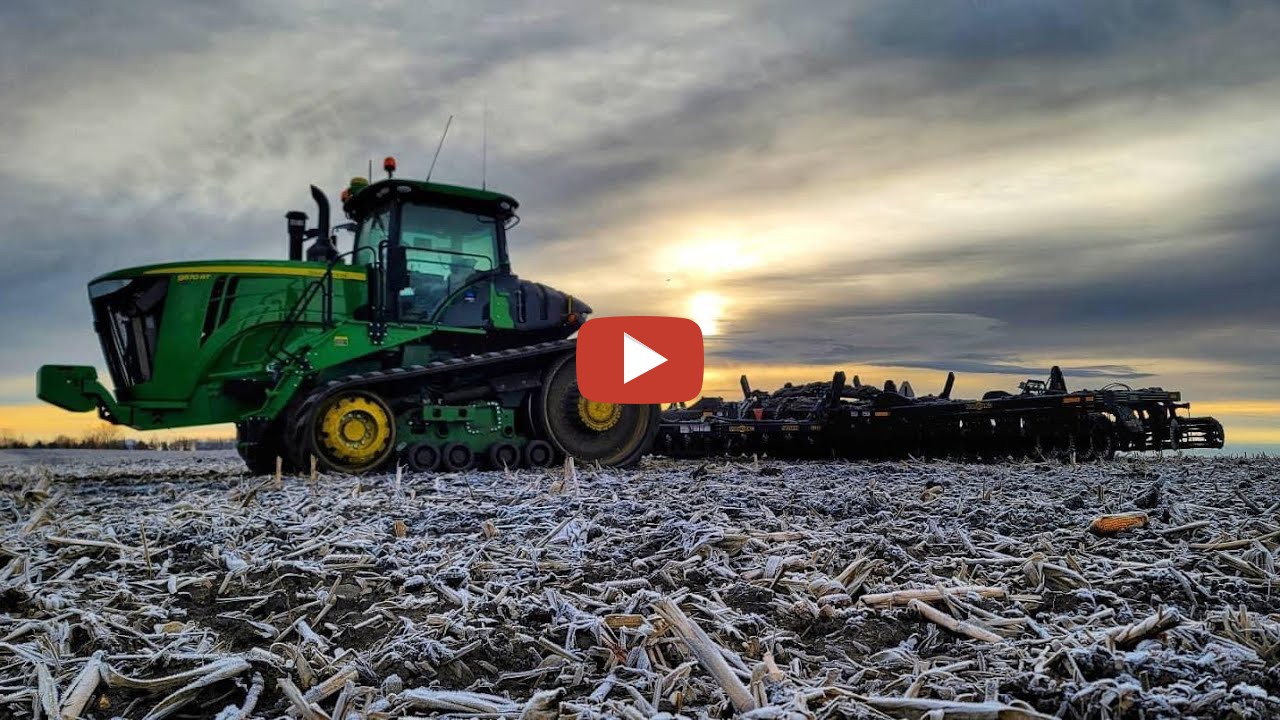 Millennial Farmer It's time to wrap things up 2021 Harvest with a John Deere Shuffle.. and my