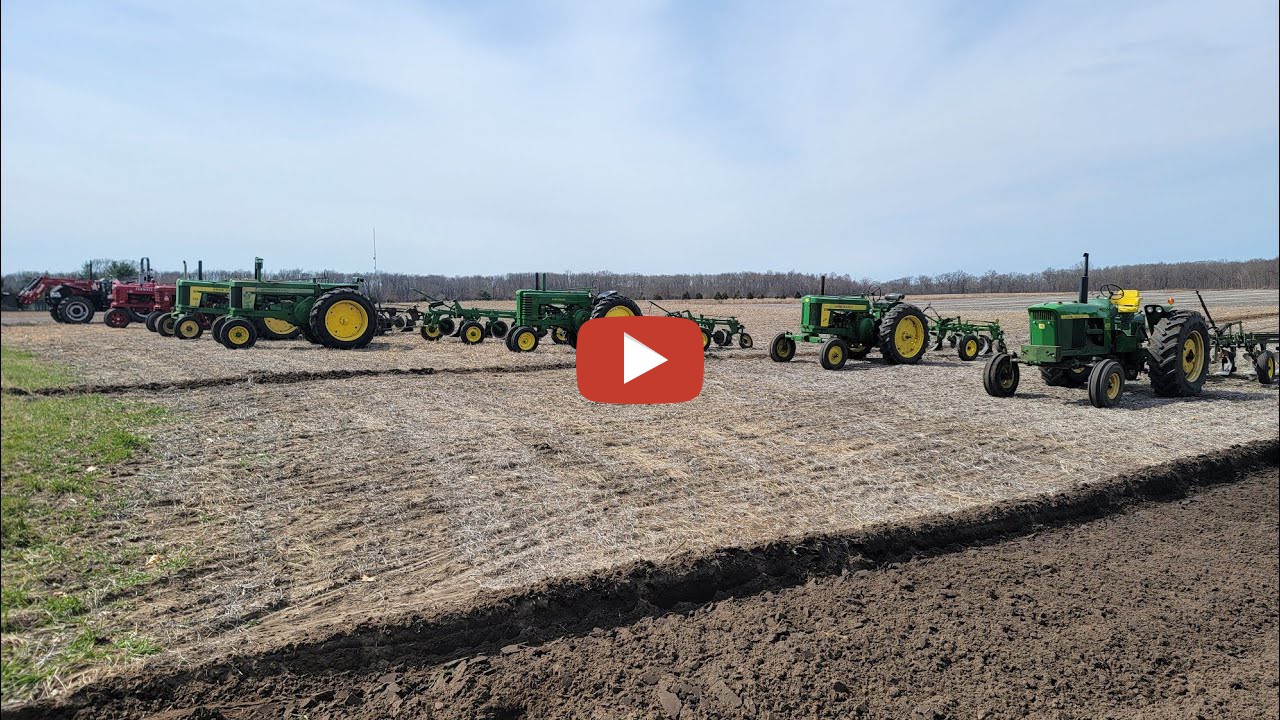 Unofficial Plow Day 2022 with beautiful John Deere and Farmall tractors