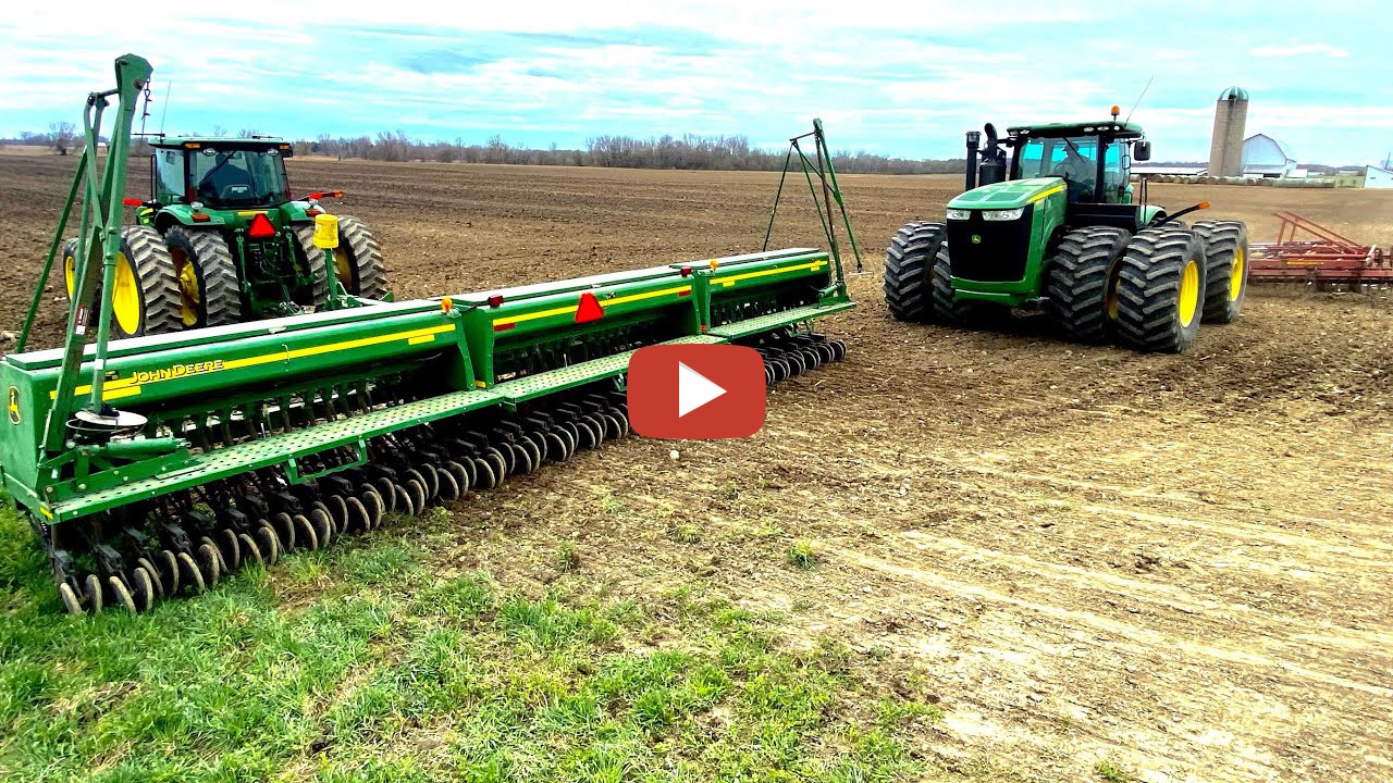 Spring 2022 -Tillaging and Seeding Alfalfa and theJohn Deere 9560r ...