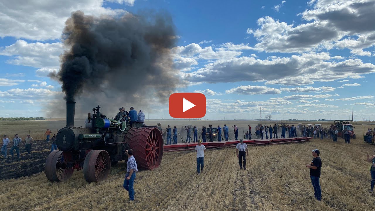 2022 150 Case plowing in Andover, SD on 9.10.22 pulling a 50 bottom