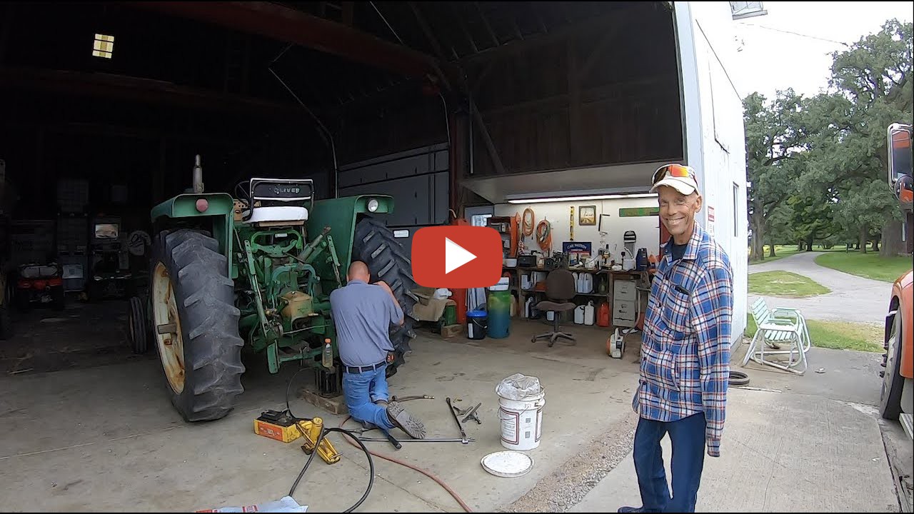 Harmless Farmer Andy Detwiler New Tires For The Oliver 1600 We got new, expensive tires for