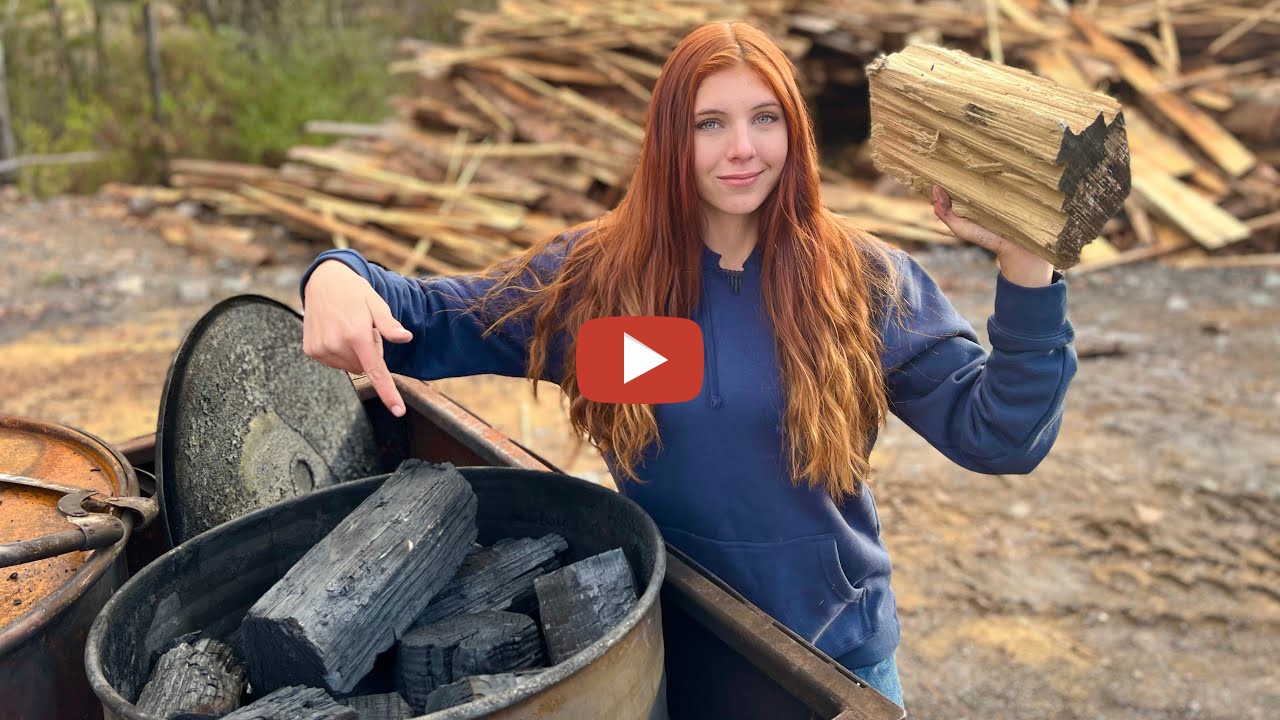 How to Turn Wood into GOOD Charcoal! (Charcoal is a lightweight black