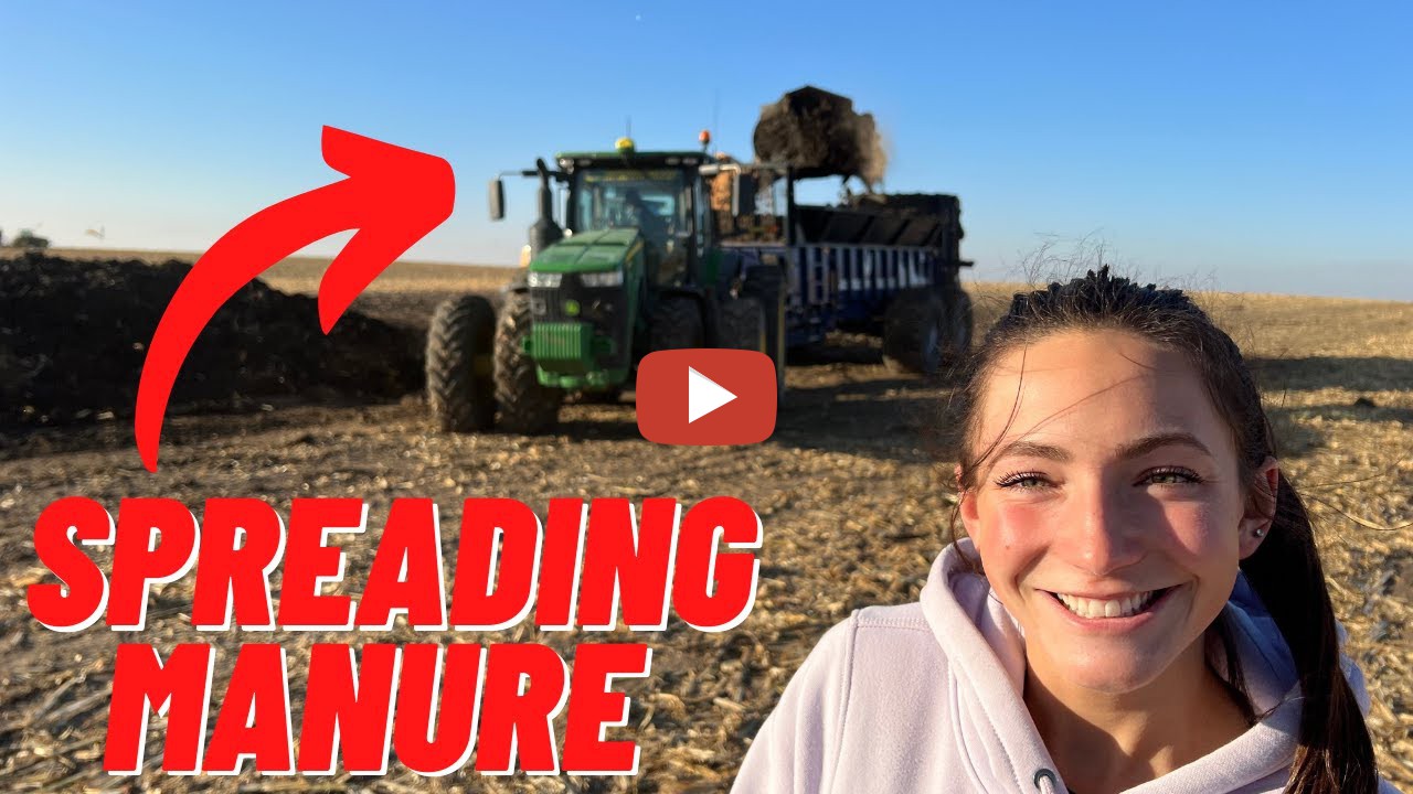 Laura Farms I Got Cow Poop In My Hair.. J7 Custom Ag LLC is Spreading manure with a John