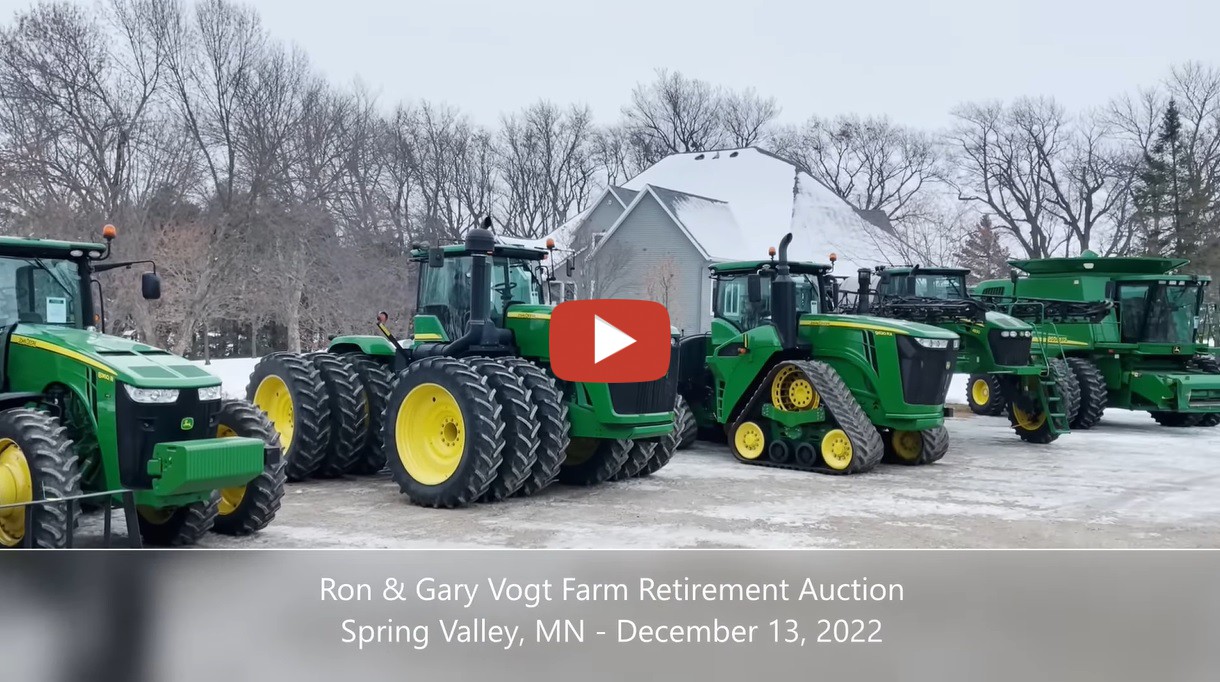 Machinery Pete -- Auction of Fantastic line of mostly John Deere farm ...