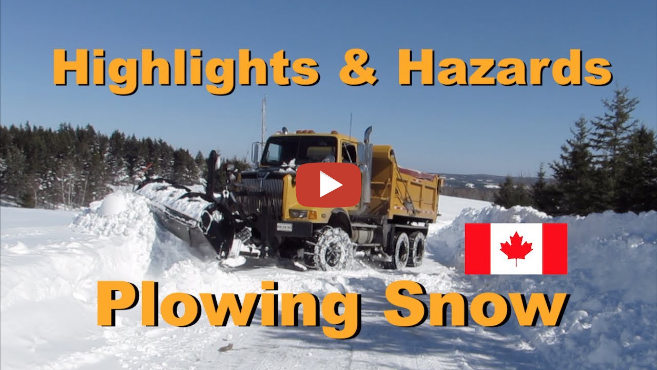 I Plow Snow for the Municipality here in Nova Scotia Canada Here are