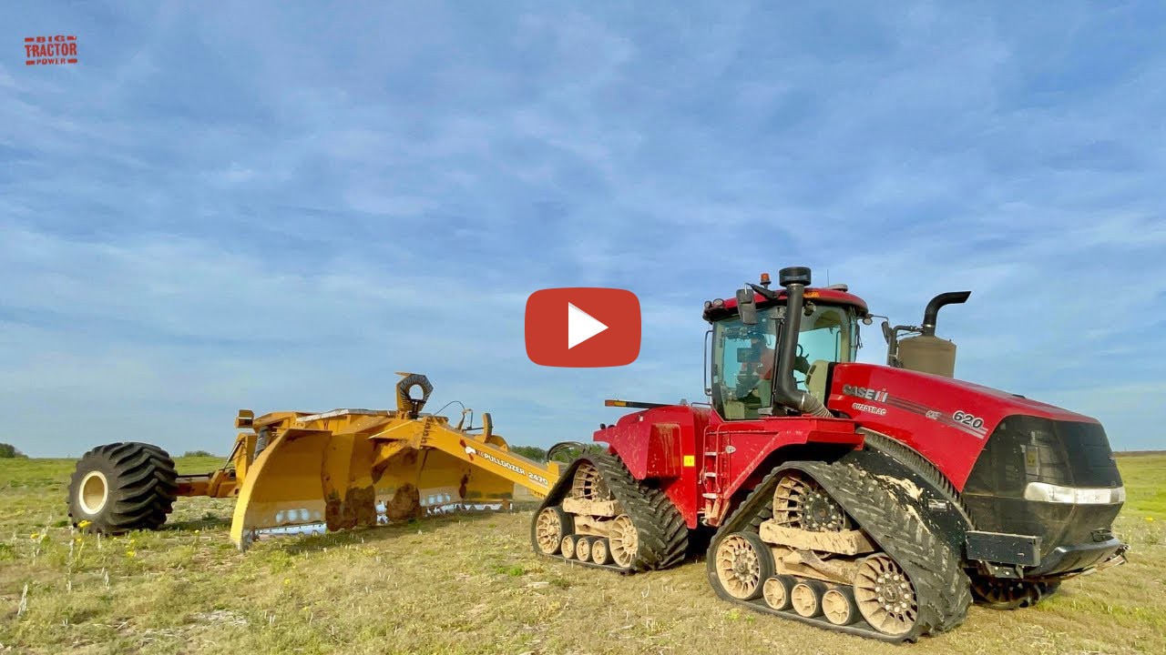 bigtractorpower 2023 What is a PULL DOZER? Jn the field with a 620