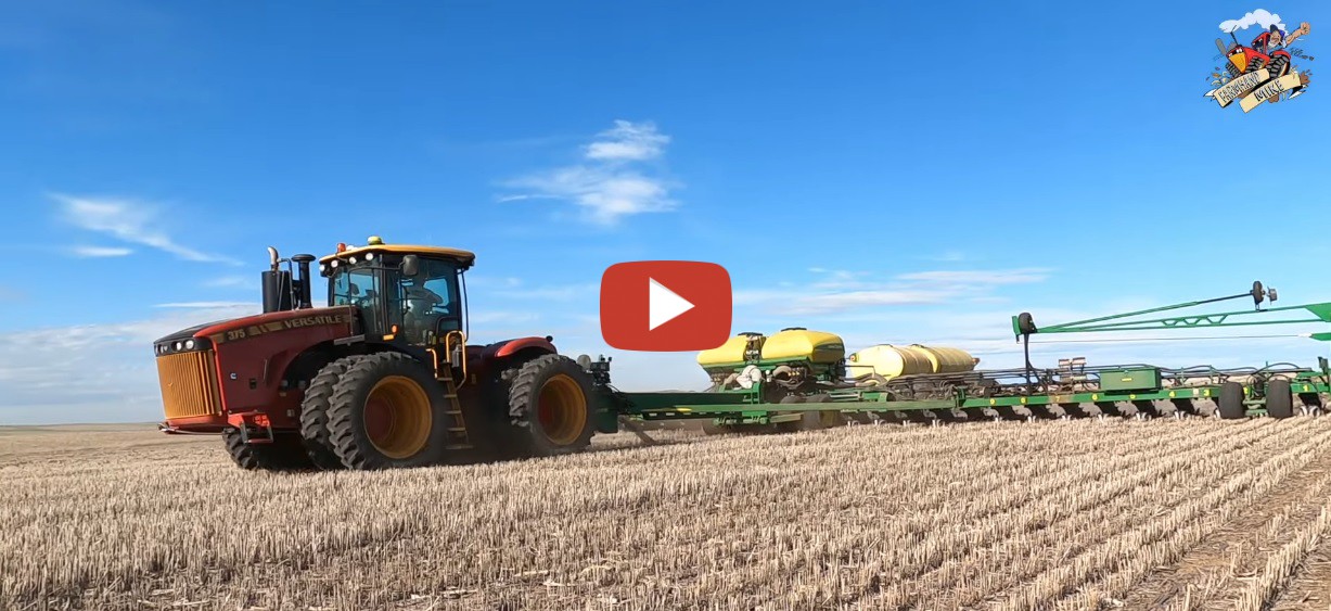 Mike Less Farmhand MikeJC Farms near Hettinger North Dakota as they