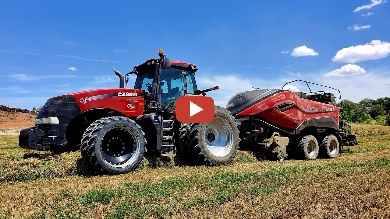 First Day 2023 Baling Hay!!! Case ih equipment ..Plus Stacking With the