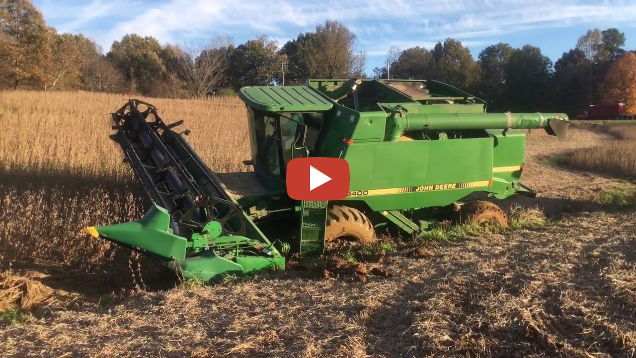 TC Beavers BURIED a 9400 John deere combine... Combine slipped down