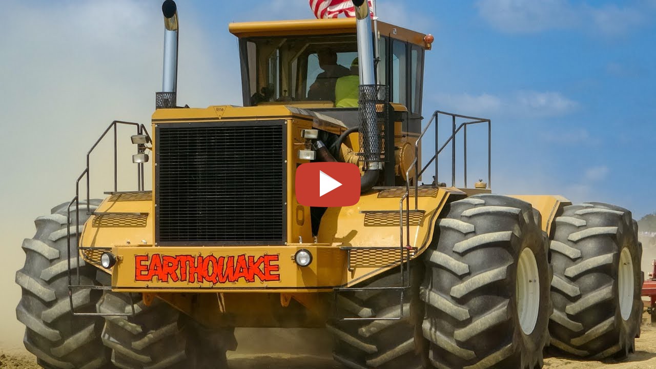Tractor Chasers Check out these huge 4wd tractors plowing ground at