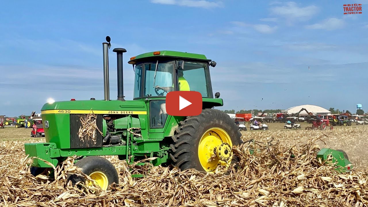 bigtractorpower 2024 JOHN DEERE 4630 Tractor Chopping Corn Stalks