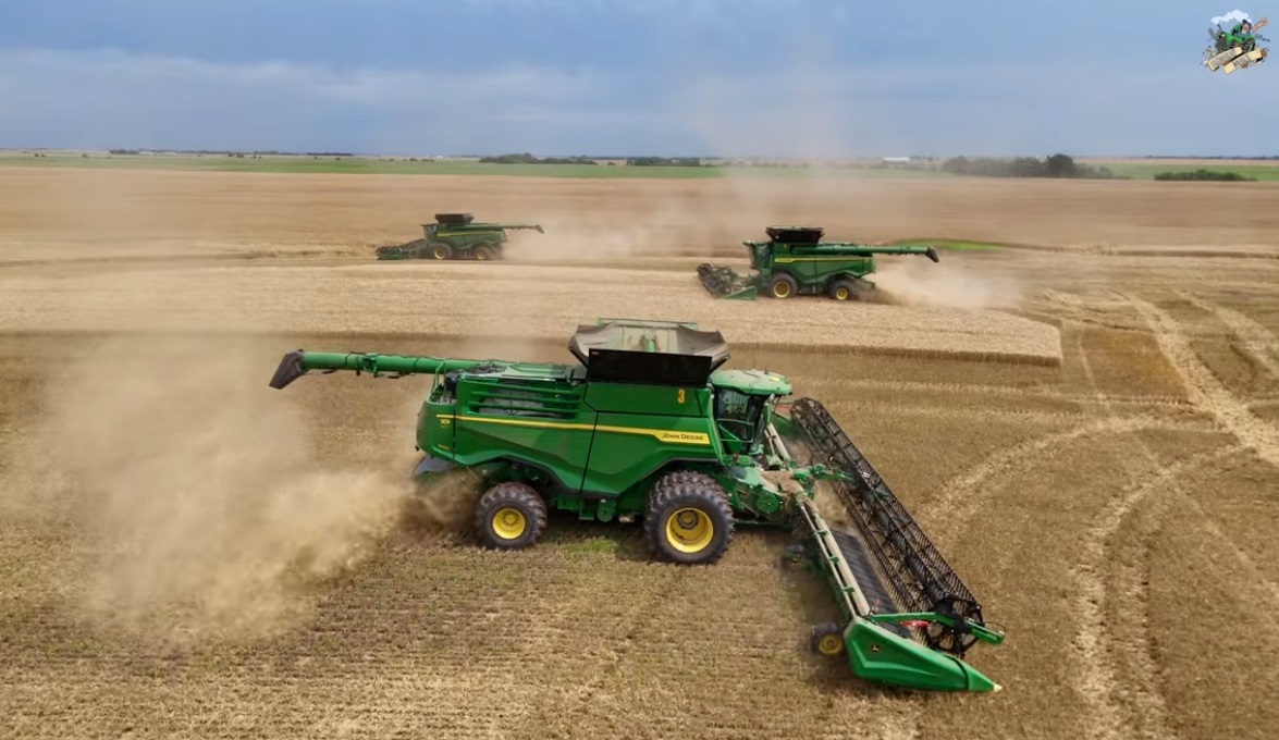 Mike Less - Farmhand Mike -- Wheat Harvest 2024 near Burlington ...